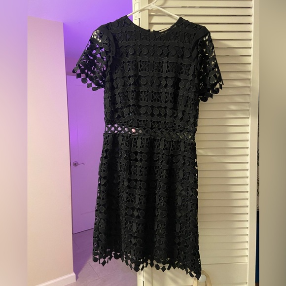 Michael Kors Black Appliqué Dress - Picture 4 of 5